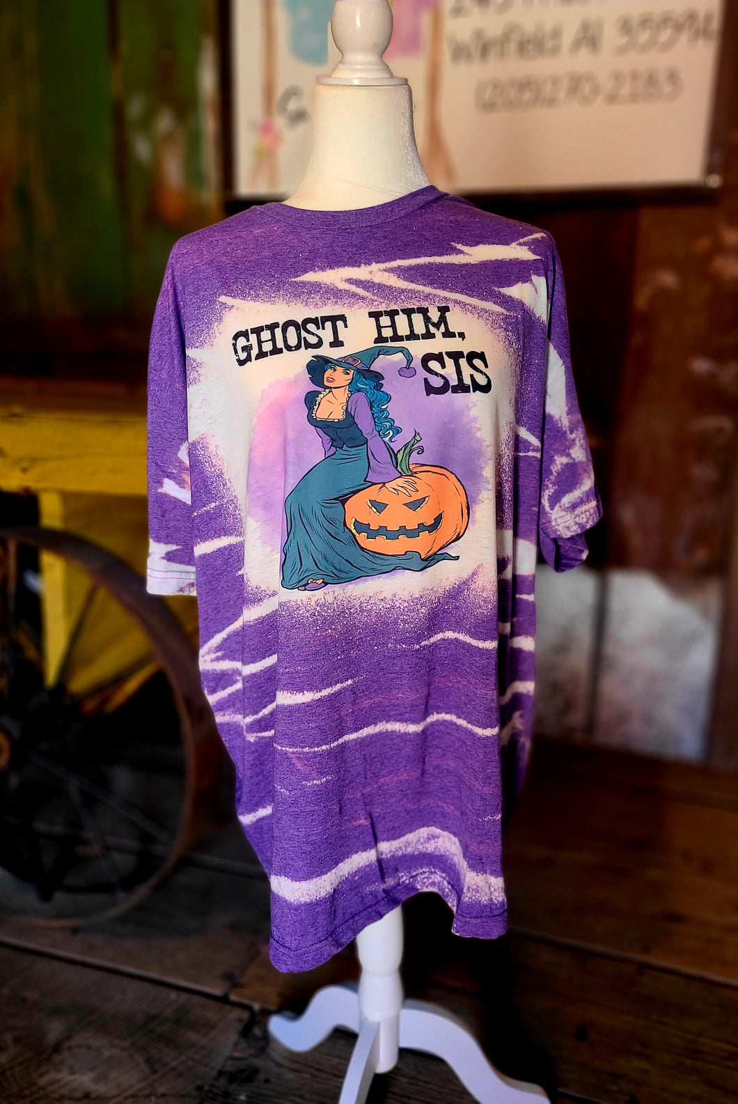 Ghost him sis- Halloween shirt