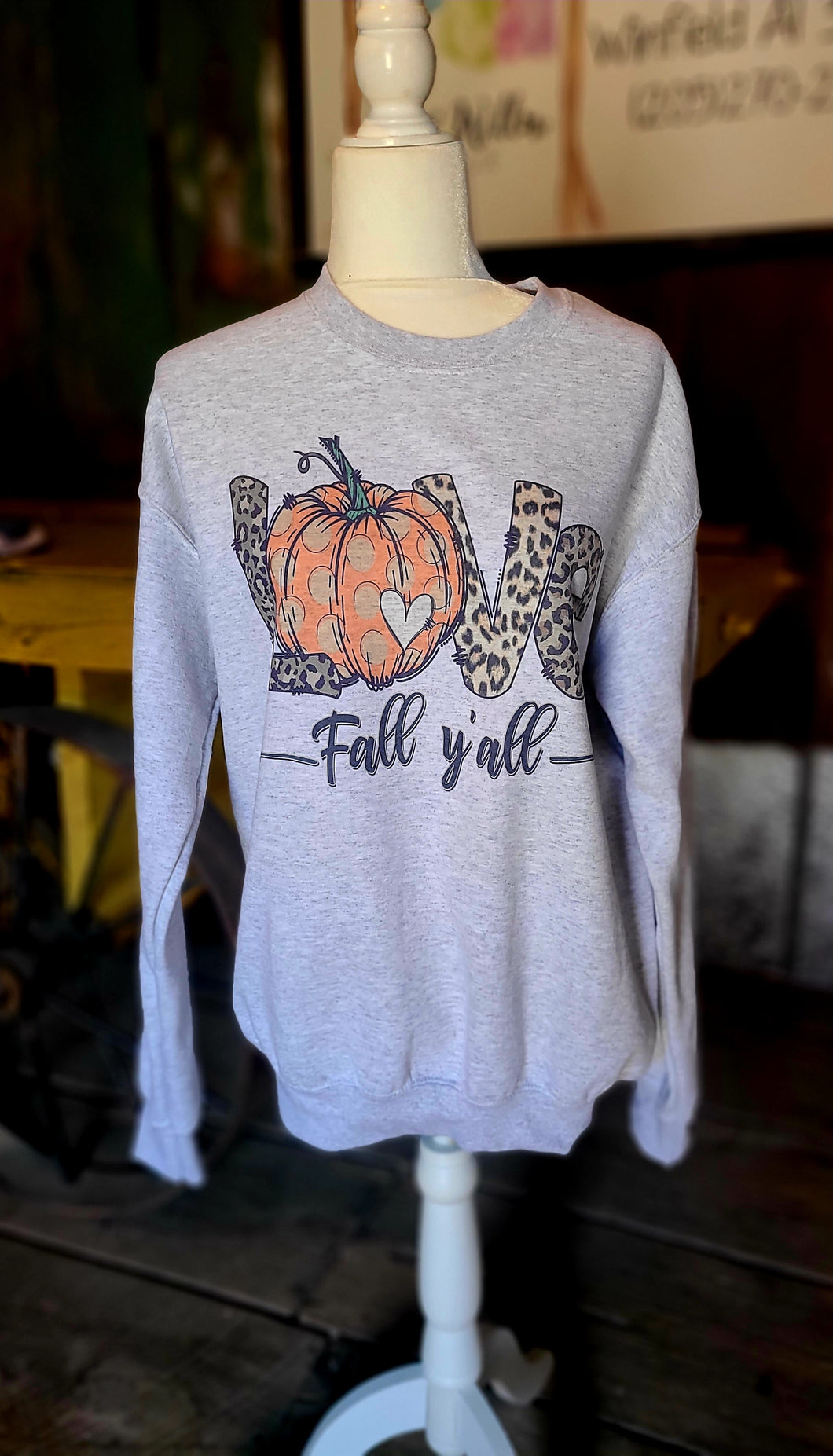 Love fall yall pumpkin shirt