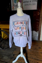 Load image into Gallery viewer, Flannels pumpkin Thanksgiving shirt
