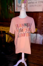 Load image into Gallery viewer, Flannels pumpkin Thanksgiving shirt
