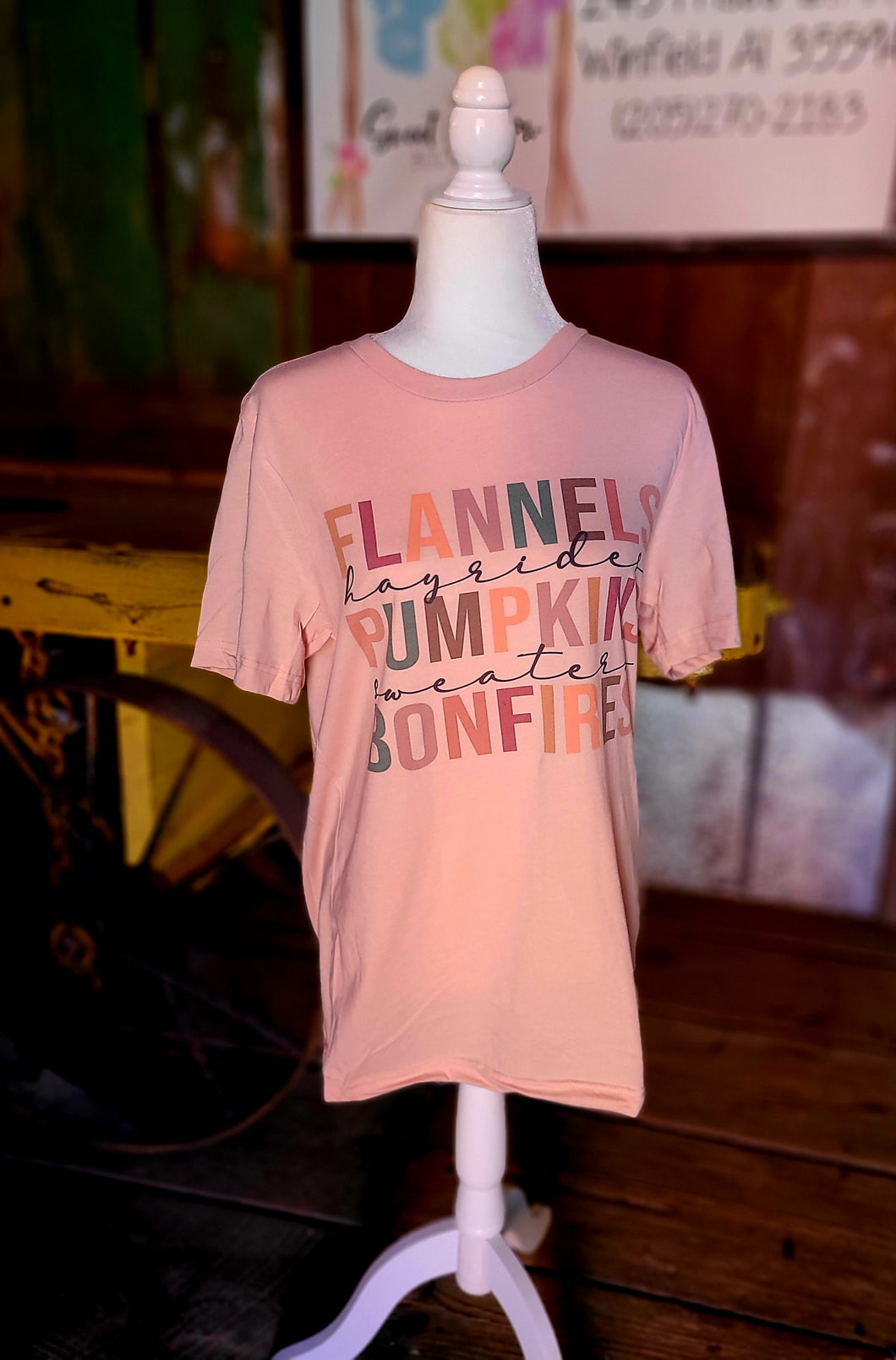 Flannels pumpkin Thanksgiving shirt