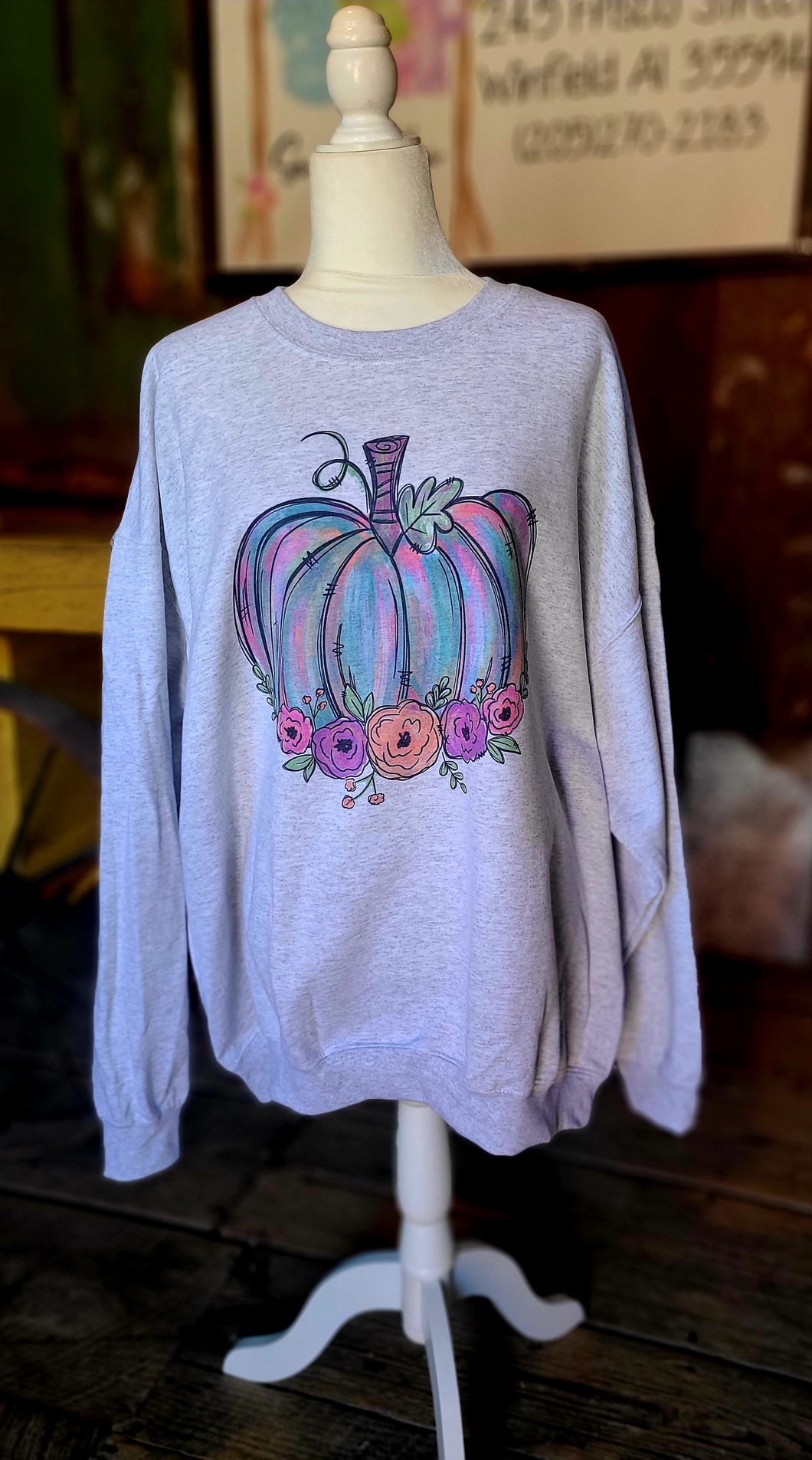 Watercolor pumpkin Thanksgiving shirt