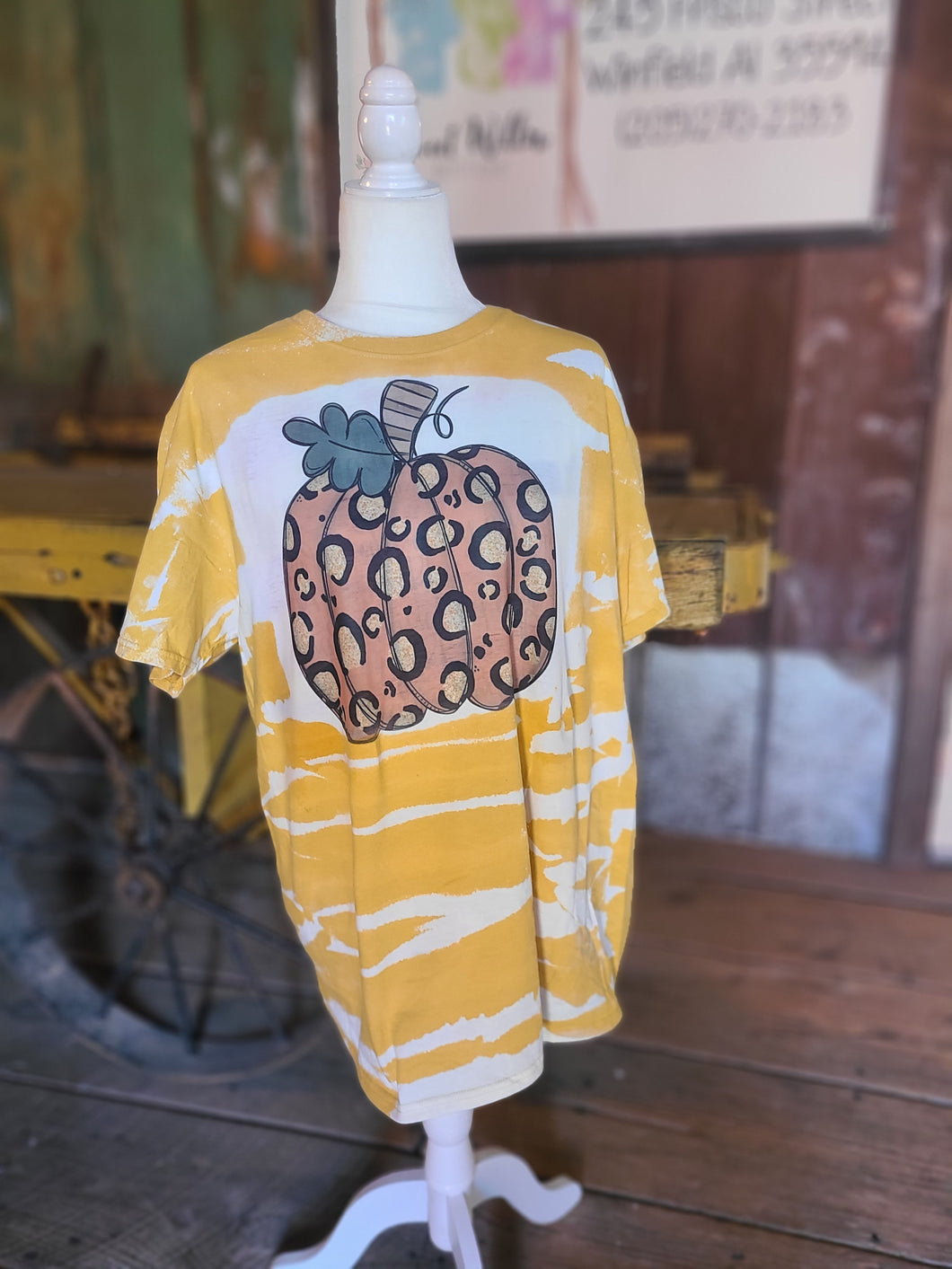 Cheetah pumpkin shirt