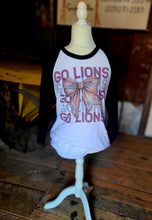 Load image into Gallery viewer, Go Lions mascot shirt- Colorful Lion shirt
