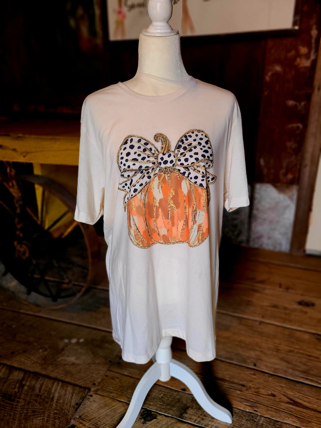 Cheetah Pumpkin shirt