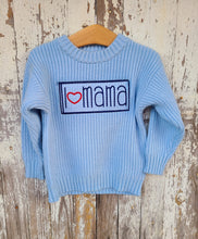 Load image into Gallery viewer, Monogrammed sweater- Infant toddler name sweatshirt
