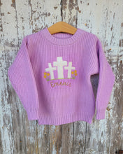 Load image into Gallery viewer, Monogrammed sweater- Infant toddler name sweatshirt
