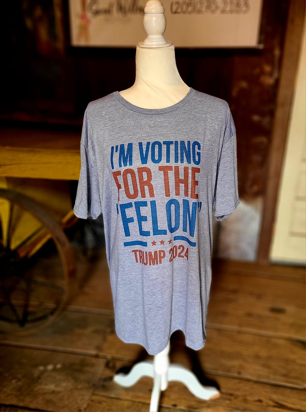 Voting for the felon shirt-Trump 2024