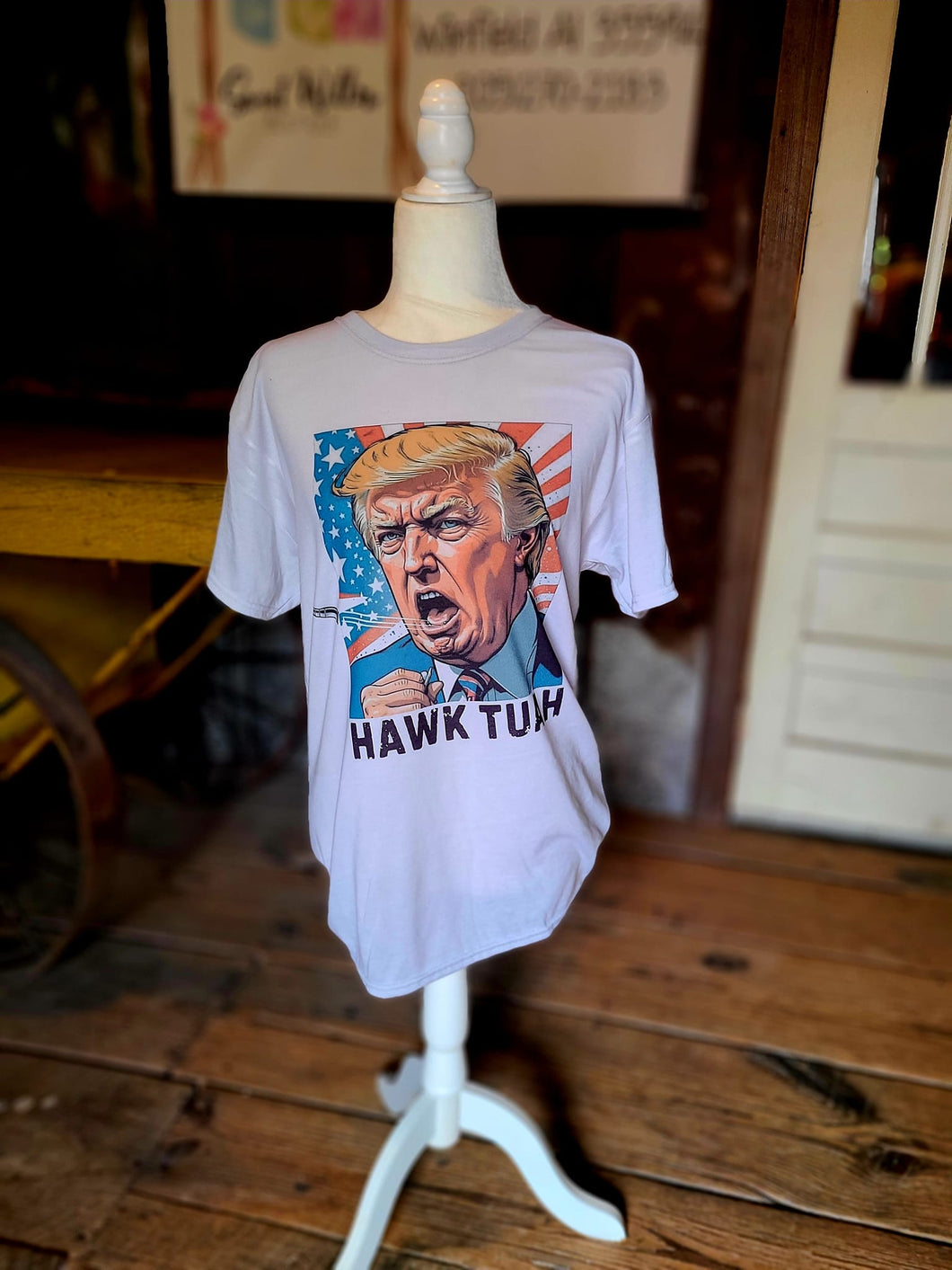 Trump Hawk -Let me get my shoes shirt-Trump 2024