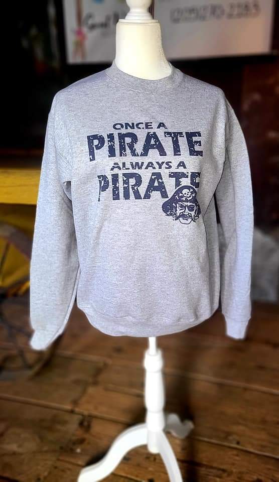 Once a pirate always a pirate mascot shirt