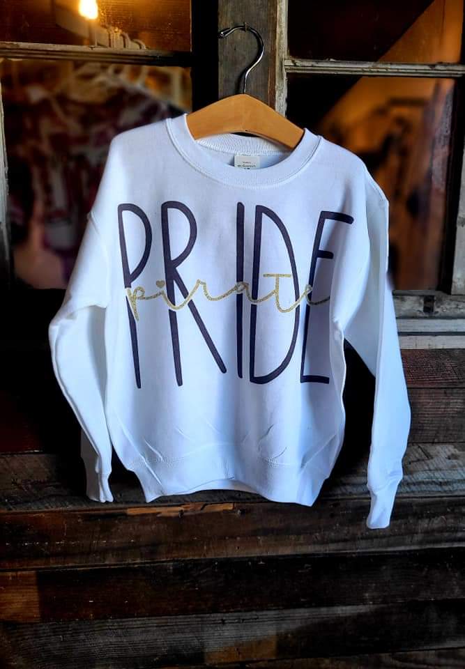 Pirates- pirate pride mascot shirt