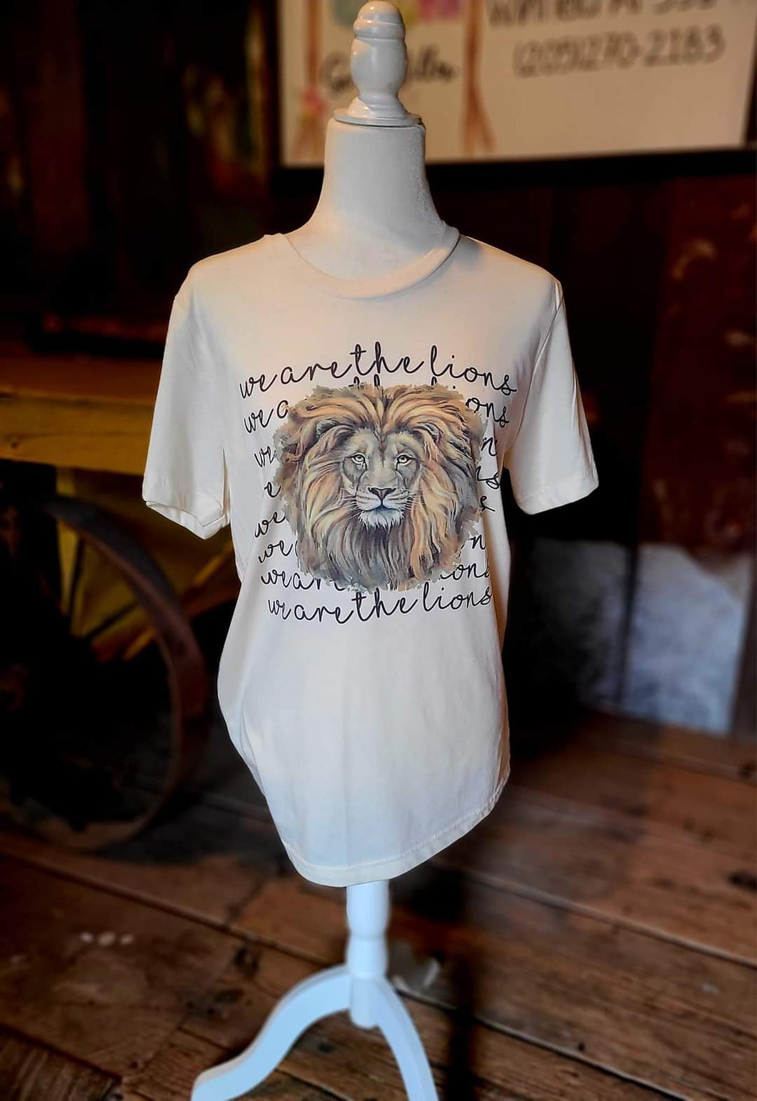 We are the lions shirt- mascot shirt