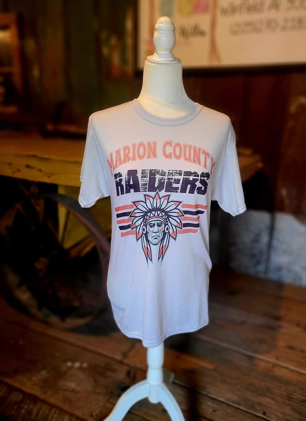 Raiders shirt- mascot shirt