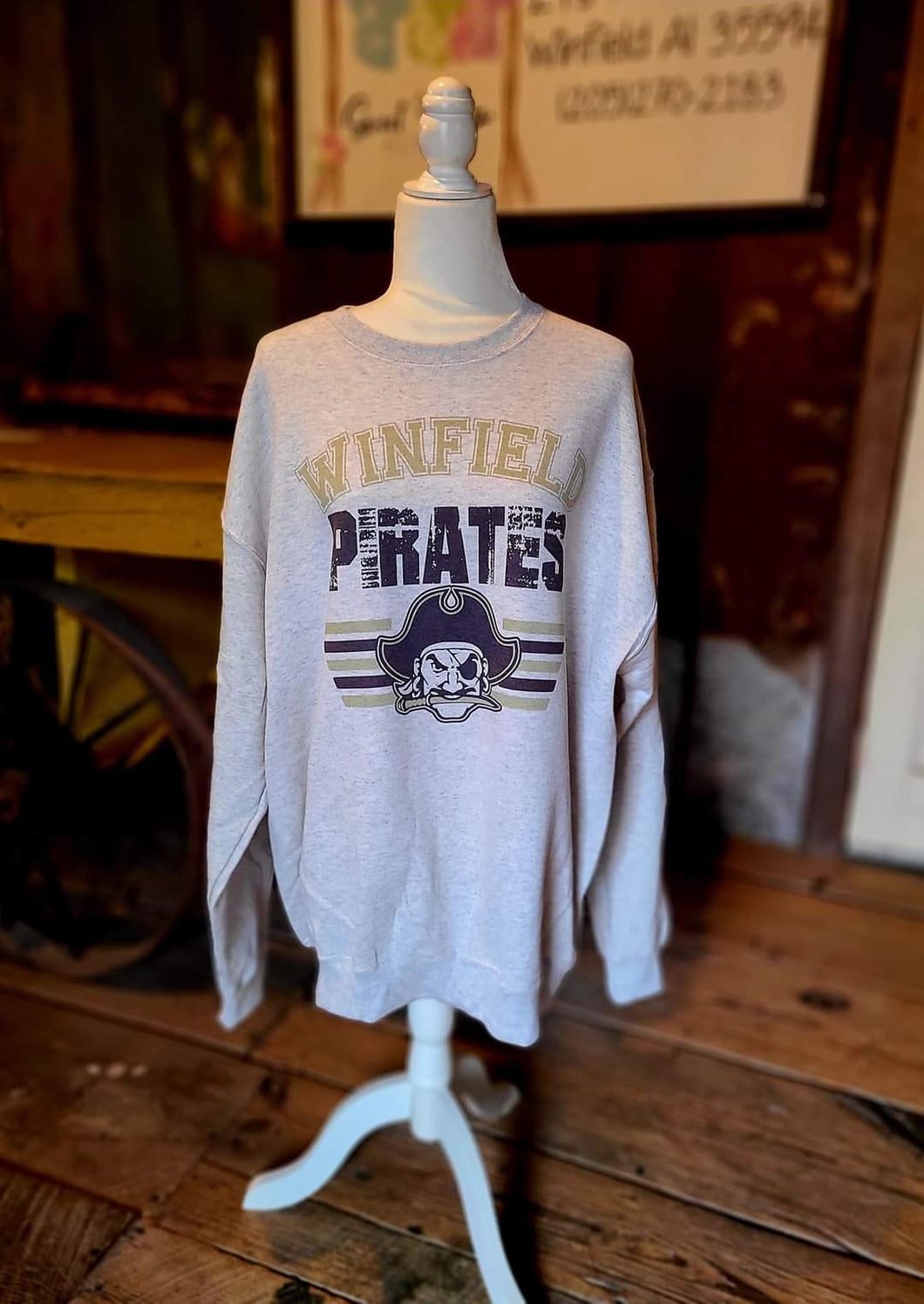 RETRO Pirates shirt- mascot shirt