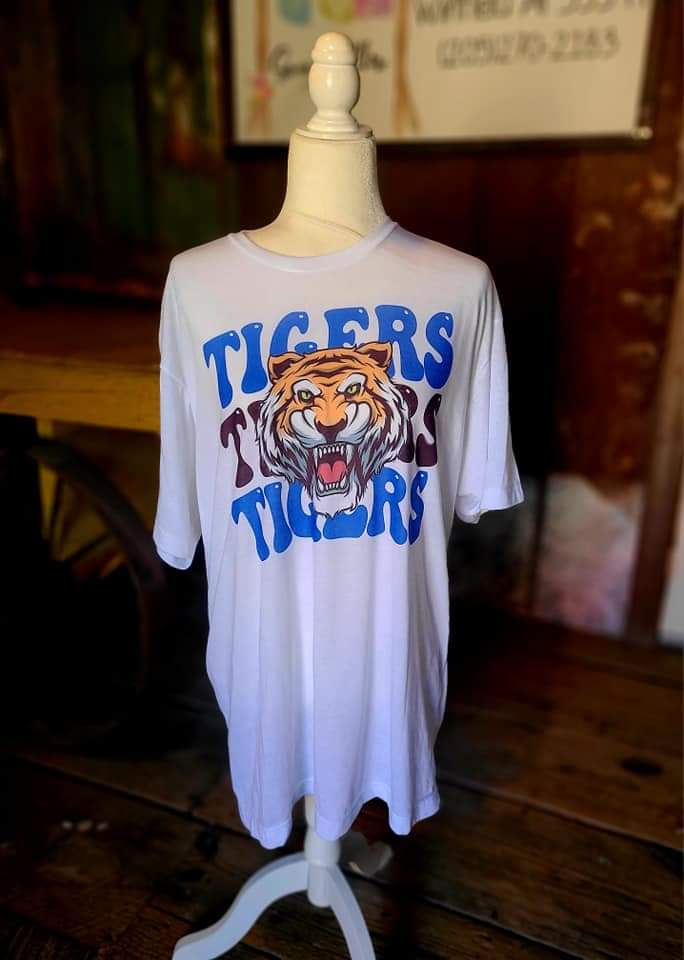 Tigers shirt- mascot shirt