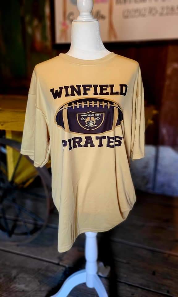 Pirates mascot shirt- football shirt